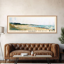 Load image into Gallery viewer, Coast Guard Beach, Massachusetts Watercolor Beach Print, Vacation Gift, Massachusetts Wall Art, Beach Painting, Beach Decor, Beach Painting
