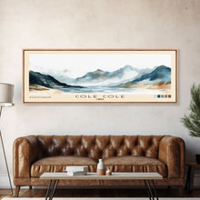 Load image into Gallery viewer, Cole Cole, Chile Watercolor Beach Print, Vacation Gift, Chile Wall Art, Beach Painting, Beach Decor, Beach Painting
