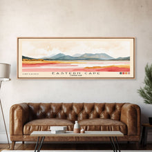 Load image into Gallery viewer, Eastern Cape, Coffee Bay Watercolor Print, Vacation Gift, Coffee Bay Wall Art, Beach Painting, Beach Decor, Large Wall Art, Wood Frame Art

