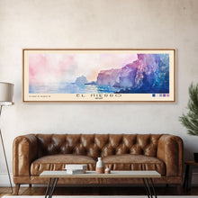 Load image into Gallery viewer, El Hierro, Spain Watercolor Beach Print, Vacation Gift, Spain Wall Art, Beach Painting, Beach Decor, Beach Painting
