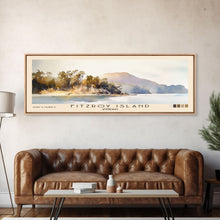 Load image into Gallery viewer, Fitzroy Island, Australia Watercolor Beach Print, Vacation Gift, Australia Wall Art, Beach Painting, Beach Decor, Beach Painting
