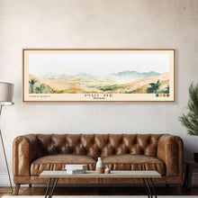 Load image into Gallery viewer, Mui Ne, Vietnam Watercolor Print, Vacation Gift, Vietnam Wall Art, Beach Painting, Beach Decor, Large Wall Art, Wood Frame Art
