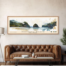 Load image into Gallery viewer, Nihiwatu Beach, Sumba, Indonesia Watercolor Print, Vacation Gift, Sumba, Indonesia Wall Art, Beach Painting, Beach Decor, Beach Or Lakehouse Art
