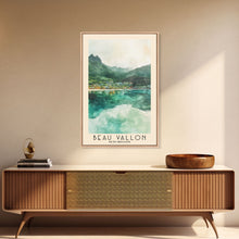 Load image into Gallery viewer, Beau Vallon, Seychelles Watercolor Beach Print, Vacation Gift, Seychelles Wall Art, Beach Painting, Beach Decor, Beach Painting

