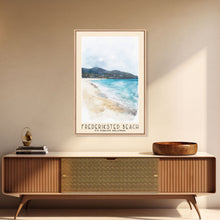 Load image into Gallery viewer, Frederiksted Beach, US Virgin islands Watercolor Beach Print, Vacation Gift, US Virgin islands Wall Art, Beach Painting, Beach Decor, Beach Painting
