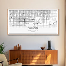 Cargar imagen en el visor de la galería, Chandler Street Map, Arizona Map, Map Print, Modern Art, Wall Art, Canvas Art, Office Décor, Prints Wall Art, Farmhouse Prints, Room Décor
