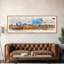 Carregar imagem no visualizador da galeria, Bryansk Russia Travel Print Wall Art, Panoramic City Art, Travel Art, Wall Decor, Vacation Gift, Framed Canvas Print Or Metal Art

