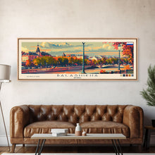 Carregar imagem no visualizador da galeria, Balashikha Russia Travel Art, City Art, Framed Canvas Print or Metal Wall Art, Europe Travel Poster, Panoramic Wall Art, Extra Wide Wall Art
