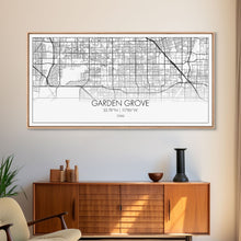 Carregar imagem no visualizador da galeria, Garden Grove City Map, Texas Map, Map Art, Minimalist Art, Wall Art, Canvas Art, Farmhouse Wall Art, Hunting Décor, College Apartment Art
