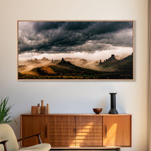 Carregar imagem no visualizador da galeria, Arizona landscape canvas print, Western theme art, Wild West art
