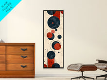 Load image into Gallery viewer, Retro Art Deco Geometric Patterns Wall Art Framed Canvas Print, Scifi / Science Fiction Decor
