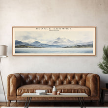 Carregar imagem no visualizador da galeria, Beagle Channel Travel Poster Print, Framed Canvas Print, COUNTRY Travel Art, Wood Framed Art, Wall Hanging, Home Decor
