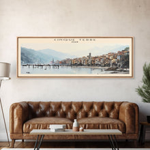Cargar imagen en el visor de la galería, Cinque Terre Travel Poster Print, Framed Canvas Wall Art, Metal Wall Art, COUNTRY art, Gift For Him, Travel Wall Art, Travel Lover Gift
