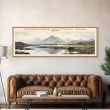 Cargar imagen en el visor de la galería, Connemara National Park Travel Print Wall Art, Travel Poster Print, Retro Style COUNTRY Home Decor, Wall Hanging, Travel Gift Idea, Unique Metal Art

