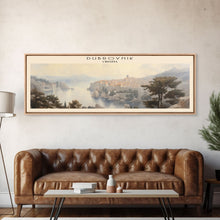 Load image into Gallery viewer, Dubrovnik COUNTRY | Framed Travel Poster Canvas Print | Trendy Wall Art | Watercolor Painting | Living Room Art | Unique Art
