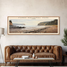 Cargar imagen en el visor de la galería, Fundy National Park Travel Poster Print, Framed Canvas Wall Art, Metal Wall Art, COUNTRY art, Gift For Him, Travel Wall Art, Travel Lover Gift
