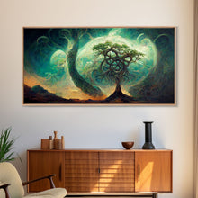 Load image into Gallery viewer, Gaia, norse mythology, canvas print, high fantasy art
