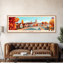 Cargar imagen en el visor de la galería, Chelmsford, England Travel Poster Panoramic Canvas Print, Chelmsford, England Painting, England Art, Chelmsford Travel Art, Guest Room Painting
