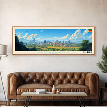 Cargar imagen en el visor de la galería, Chitungwiza, Zimbabwe Panoramic Travel Poster Canvas Print, Chitungwiza, Zimbabwe Painting, Zimbabwe Art, Chitungwiza Panoramic Travel Art, Travel Painting
