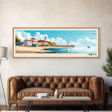 Cargar imagen en el visor de la galería, Corrientes, Argentina Travel Poster Panoramic Canvas Print, Corrientes, Argentina Painting, Argentina Art, Corrientes Travel Art, Guest Room Painting
