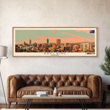Carregar imagem no visualizador da galeria, Adelaide, Australia Panoramic Canvas Print, Adelaide, Australia Painting, Australia Art, Adelaide Travel Poster, Travel Art, Guest Room Painting
