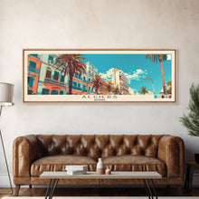 Carregar imagem no visualizador da galeria, Algiers, Algeria Panoramic Canvas Print, Algiers, Algeria Painting, Algeria Art, Algiers Travel Poster, Travel Art, Guest Room Painting
