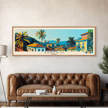 Carregar imagem no visualizador da galeria, Aracaju, Brazil Panoramic Canvas Print, Aracaju, Brazil Painting, Brazil Art, Aracaju Travel Poster, Travel Art, Living Room Painting

