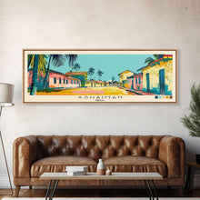 Carregar imagem no visualizador da galeria, Ashaiman, Ghana Panoramic Canvas Print, Ashaiman, Ghana Painting, Ghana Art, Ashaiman Travel Poster, Travel Art, Guest Room Painting
