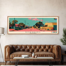 Load image into Gallery viewer, Boksburg, South Africa Panoramic Canvas Print, Boksburg, South Africa Painting, South Africa Art, Boksburg Travel Poster, Travel Art, Housewarming Gift
