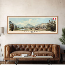 Carregar imagem no visualizador da galeria, Cajamarca, Peru Panoramic Canvas Print, Cajamarca, Peru Painting, Peru Art, Cajamarca Travel Poster, Travel Art, Guest Room Painting
