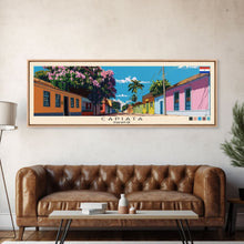 Carregar imagem no visualizador da galeria, Capiata, Paraguay Panoramic Canvas Print, Capiata, Paraguay Painting, Paraguay Art, Capiata Travel Poster, Travel Art, Guest Room Painting
