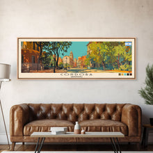 Load image into Gallery viewer, Cordoba, Argentina Panoramic Canvas Print, Cordoba, Argentina Painting, Argentina Art, Cordoba Travel Poster, Travel Art, Housewarming Gift
