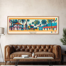 Load image into Gallery viewer, Divo, Ivory Coast Panoramic Canvas Print, Divo, Ivory Coast Painting, Ivory Coast Art, Divo Travel Poster, Travel Art, Living Room Painting

