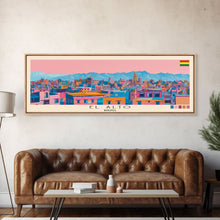 Load image into Gallery viewer, El Alto, Bolivia Panoramic Canvas Print, El Alto, Bolivia Painting, Bolivia Art, El Alto Travel Poster, Travel Art, Housewarming Gift

