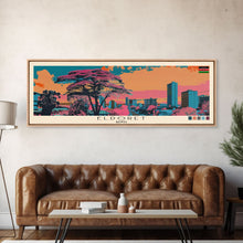 Load image into Gallery viewer, Eldoret, Kenya Panoramic Canvas Print, Eldoret, Kenya Painting, Kenya Art, Eldoret Travel Poster, Travel Art, Guest Room Painting
