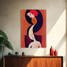 Carregar imagem no visualizador da galeria, Dreaming Of You Cubism Woman Faces Abstract Fine Art Print, Wall Art Print, Wall Poster
