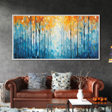 Carregar imagem no visualizador da galeria, Abstract Wall Art, Forest Wall Decor, Forest Painting, Wall Art, Canvas Print, Wall Hanging, Landscape Art, Farmhouse Wall Decor, Cozy Gift

