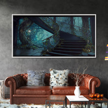 Cargar imagen en el visor de la galería, Fantasy Staircase, Framed Canvas Print, Stair Way to Beyond
