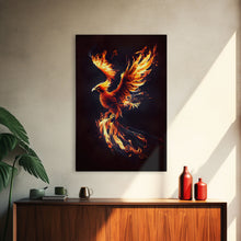 Carregar imagem no visualizador da galeria, Canvas Print Of &quot;The Phoenix&quot; - Rebirth Art - Framed Canvas Art - Framed Wall Art
