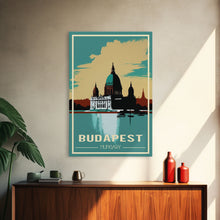 Carregar imagem no visualizador da galeria, Budapest, Hungary, European Wall Art, City Wall Art, Travel Wall Print, Travel Poster, Travel Artwork, Travel Wall Art, Canvas Wall Print
