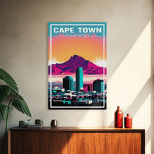 Carregar imagem no visualizador da galeria, Cape Town, South Africa Wall Art, Africa Travel Poster, Travel Wall Print, Travel Poster, Travel Wall Art, Canvas Wall Print
