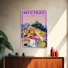 Load image into Gallery viewer, Mystras Wall Print, Greece Wall Art, Greece Prints, Europe Wall Print, Travel Wall Print, Travel Poster, Travel Wall Art, Canvas Wall Print
