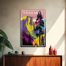 Load image into Gallery viewer, Yosemite Wall Art, California Art Print, North America Poster, Travel Wall Print, Travel Poster, Travel Wall Art, Canvas Wall Print
