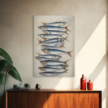 Cargar imagen en el visor de la galería, Fish Wall Decor, Fish Painting, Animal Wall Art, Kitchen Art, Minimalist Wall Art, Wall Decor, Canvas Print, Wall Art, Framed Canvas Art

