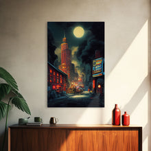 Load image into Gallery viewer, Early 20th century NYC wall art, canvas print, historic New York City wall art
