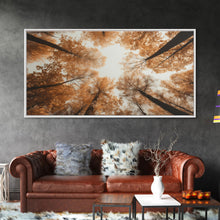 Carregar imagem no visualizador da galeria, Forest Art, Trees Wall Art, Fall Art Print, Panoramic Art, Wall Art, Canvas Art, Landscape Art, Wall Art Prints, Entryway Prints, RV Decor
