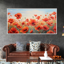 Carregar imagem no visualizador da galeria, Beautiful Flower Art, Buttercups, Framed Canvas Print, Flower Painting, Boho Style Decor, Minimalist Art, Botanical Art, Flower Art Prints
