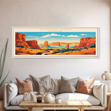 Carregar imagem no visualizador da galeria, Canyonlands National Park, Panoramic Utah Travel Art, National Park Print, Minimalist Travel Art, Midcentury Modern Style Landscape

