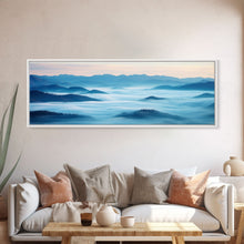 Load image into Gallery viewer, Blue Ridge Mountains Panoramic Wall Art, Bluebridge Mountains National Parkway, Beautiful Cabin Decor, Boho Photography Wall Art Print
