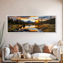 Cargar imagen en el visor de la galería, Panoramic Print of Rocky Mountain National Park Extra Large Wall Art, Panoramic Wall Art, Panoramic Landscape Print, Landscape Photography
